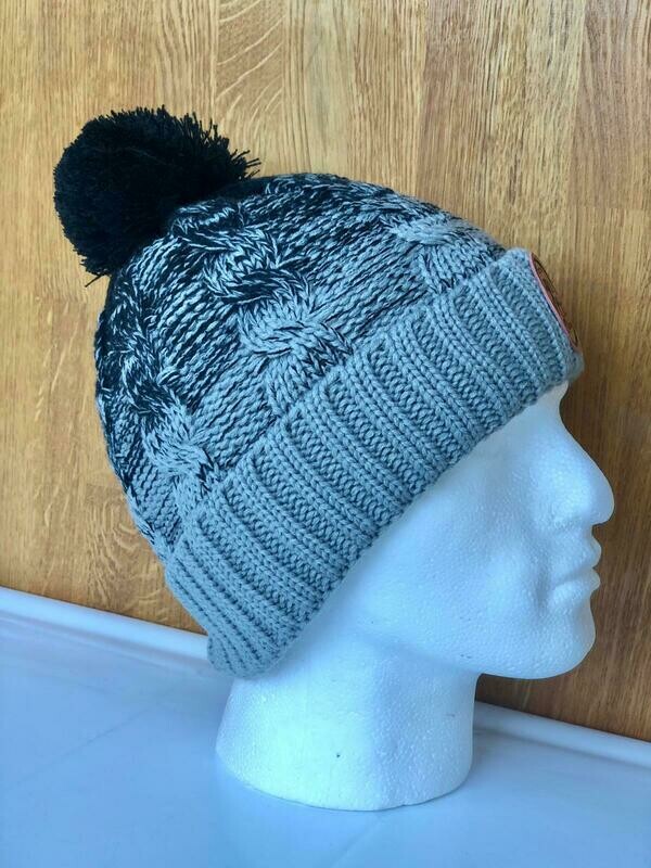 Kickstart Ombre Bobble Hat
(Black/Light Grey)