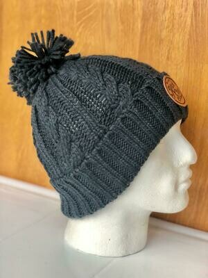 Kickstart Cable Knit Bobble Hat
(Navy)