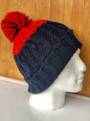 Kickstart Apres Bobble Hat
(Oxford Navy/Fire Red)