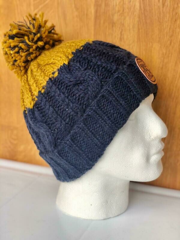 Kickstart Apres Bobble Hat
(Oxford Navy/Mustard)