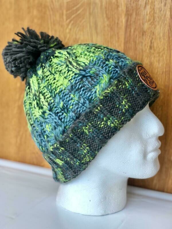 Kids Kickstart Corkscrew Bobble Hat
(Electric Grey)
