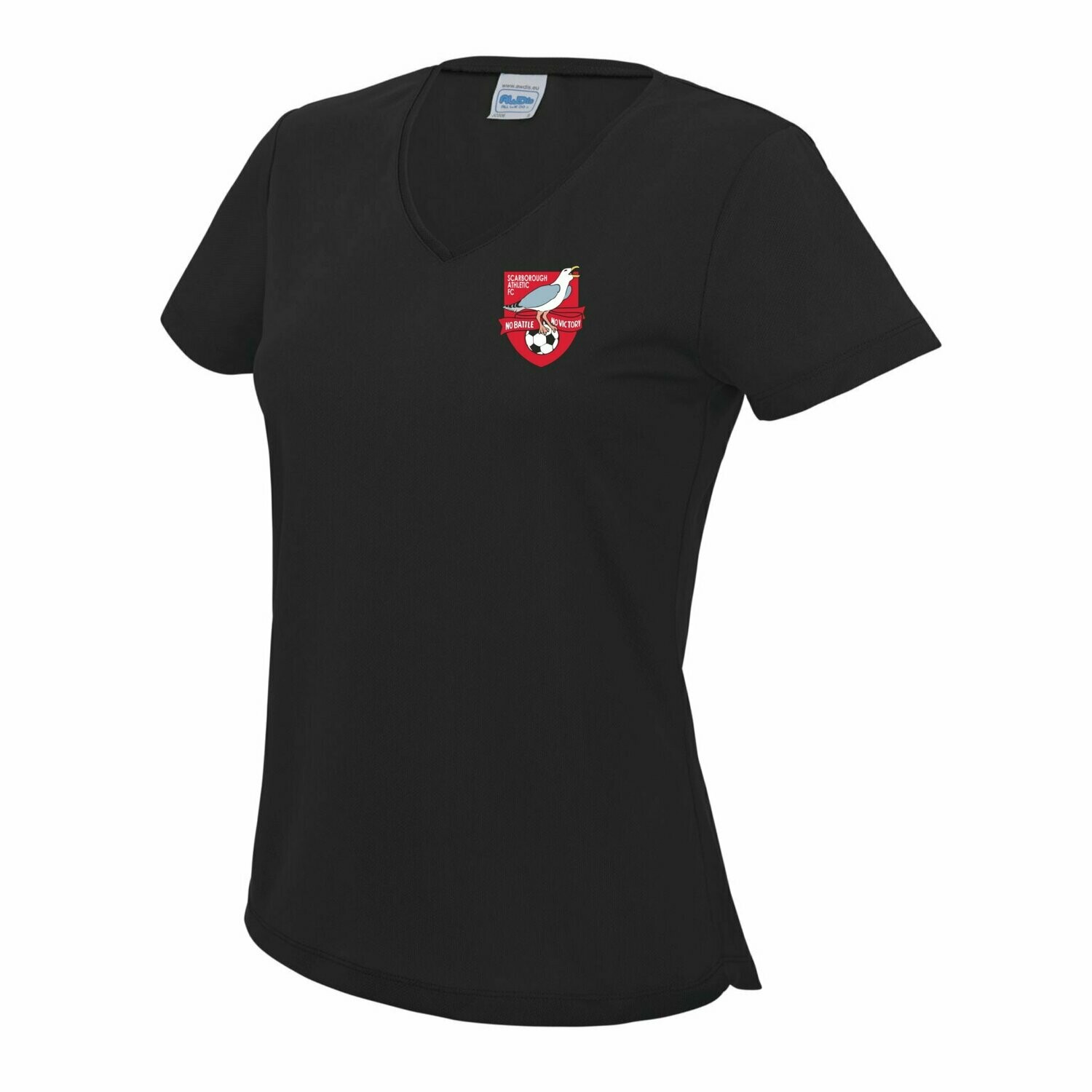 Female' Scarborough Athletic V neck Cool Tec T-shirt