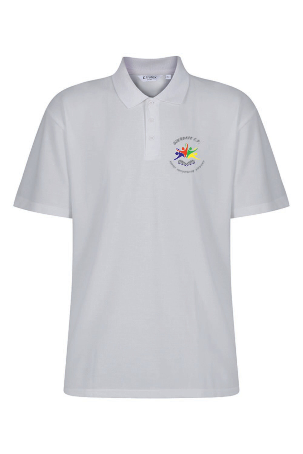 Overdale School Polo Shirt, Colour: White