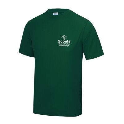Adults Scouts Derwent Valley Scarborough Cool Tec T-shirt