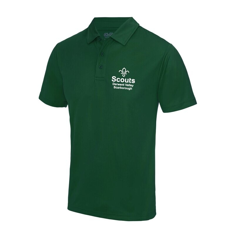 Adults Scouts Derwent Valley Scarborough Cool Tec Polo