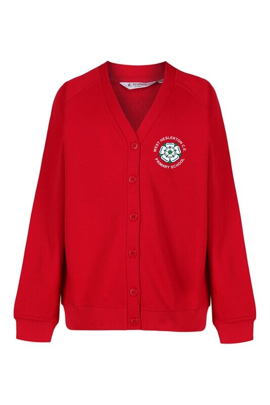 West Heslerton Red Cardigan