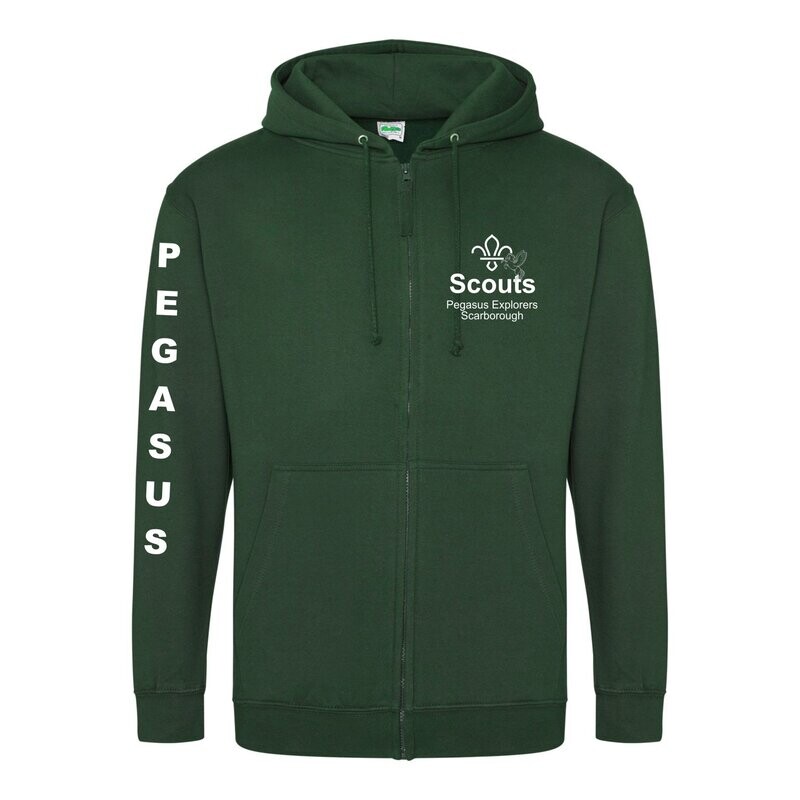 Adults Pegasus Explorer Scouts Zipped Hoodie