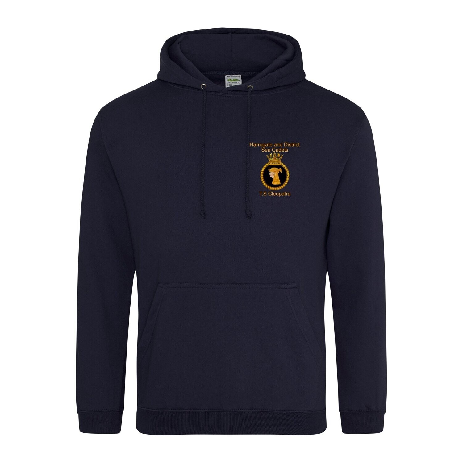 Adults Harrogate & District Navy Blue Sea Cadet Hoodie