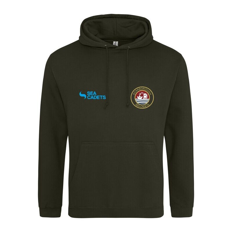 Adults' Camo Green Sea Cadets Hoodie.