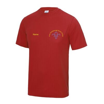 First Scarborough Scouts Kids Cool Tec T-shirt