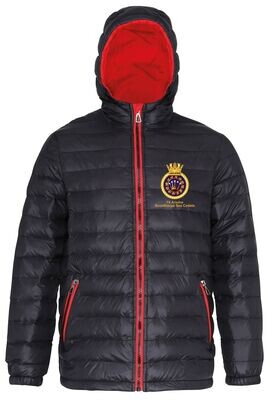 Adults Scunthorpe Sea Cadets Black/Red Padded Jacket