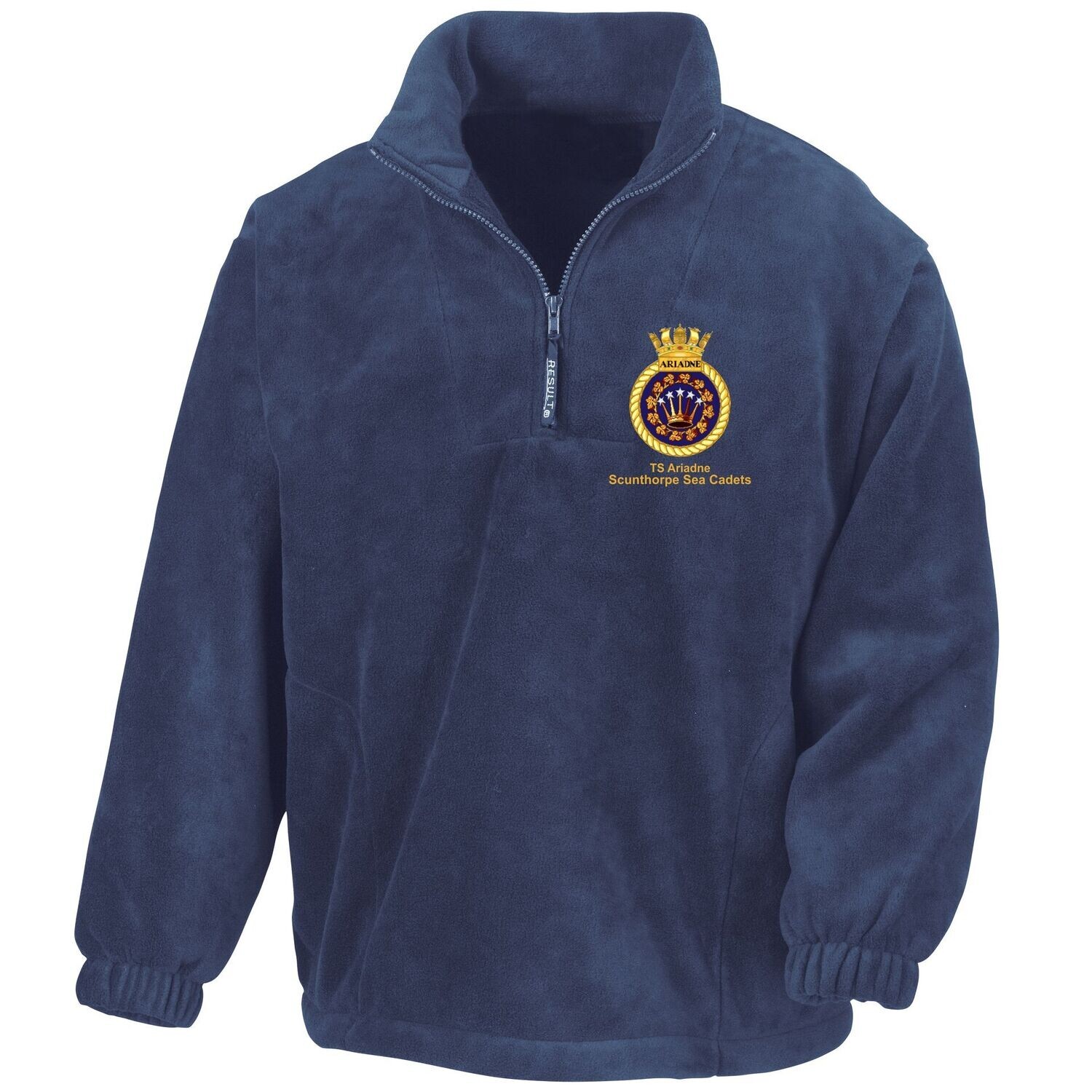 Adults Scunthorpe Navy 1/4 Zip Fleece