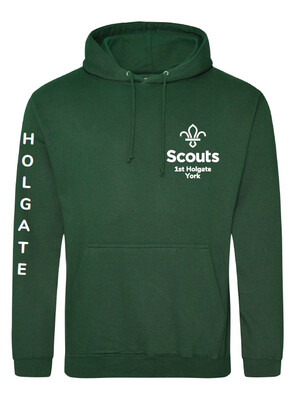 JH001 First Holgate York Scouts - Adults Bottle Green Hoodie