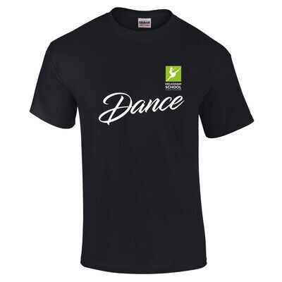 GD01B Melksham School Of Ballet, Tap & Dance - Kids Black T-Shirt