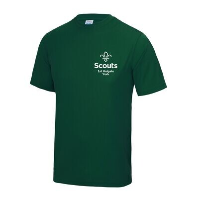 JC001 First Holgate York Scouts - Adults Bottle Green T-Shirt