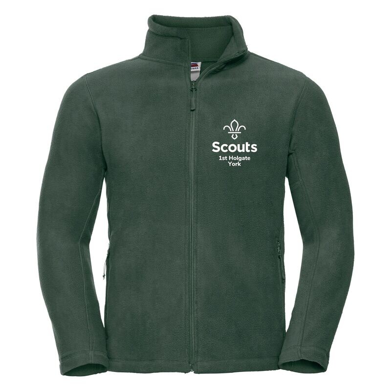 8700M First Holgate York Scouts - Adults Bottle Green Fleece