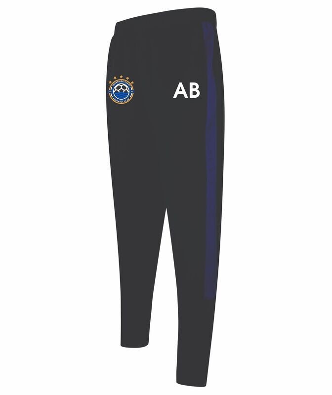 Adults Yorkshire Coast Football Club Navy Tracksuit Bottoms