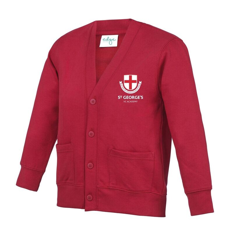 St George's Red Cardigan