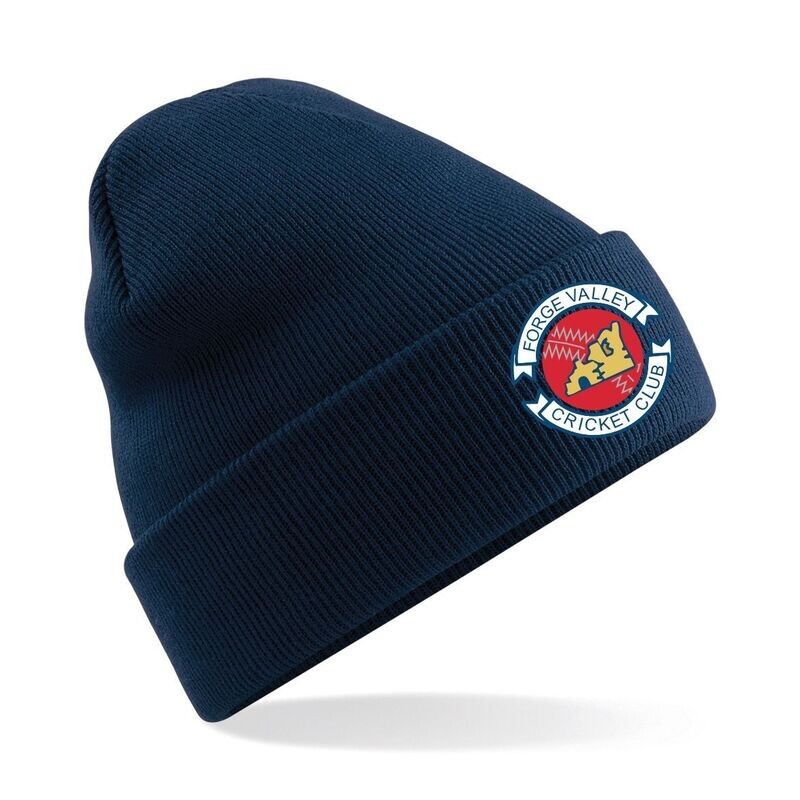 Forge Valley Cricket Club - Kids Navy Beanie BC45B