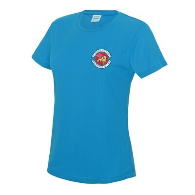Forge Valley Cricket Club - Ladies Training T-Shirt Sapphire Blue JC005