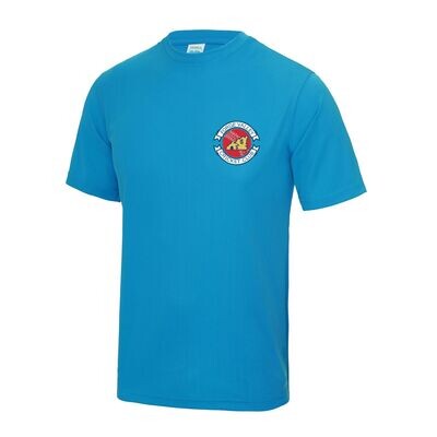 Forge Valley Cricket Club - Kids Training T-Shirt Sapphire Blue JC01J
