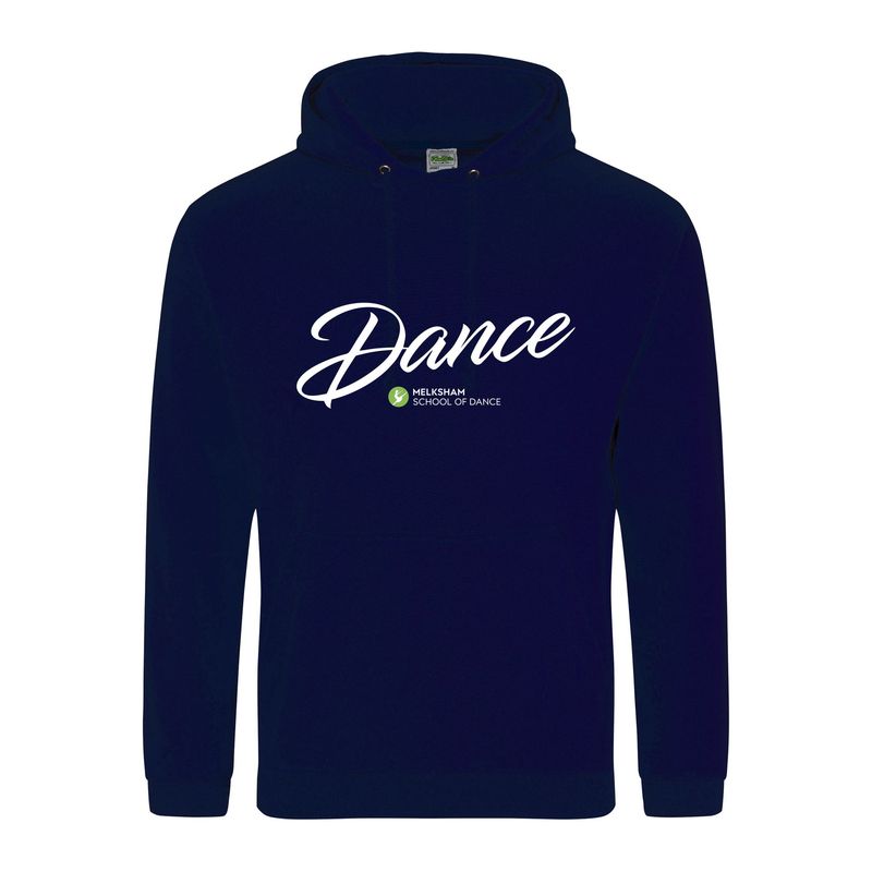 JH001 Melksham School Of Ballet, Tap & Dance - Adults Oxford Navy Hoodie