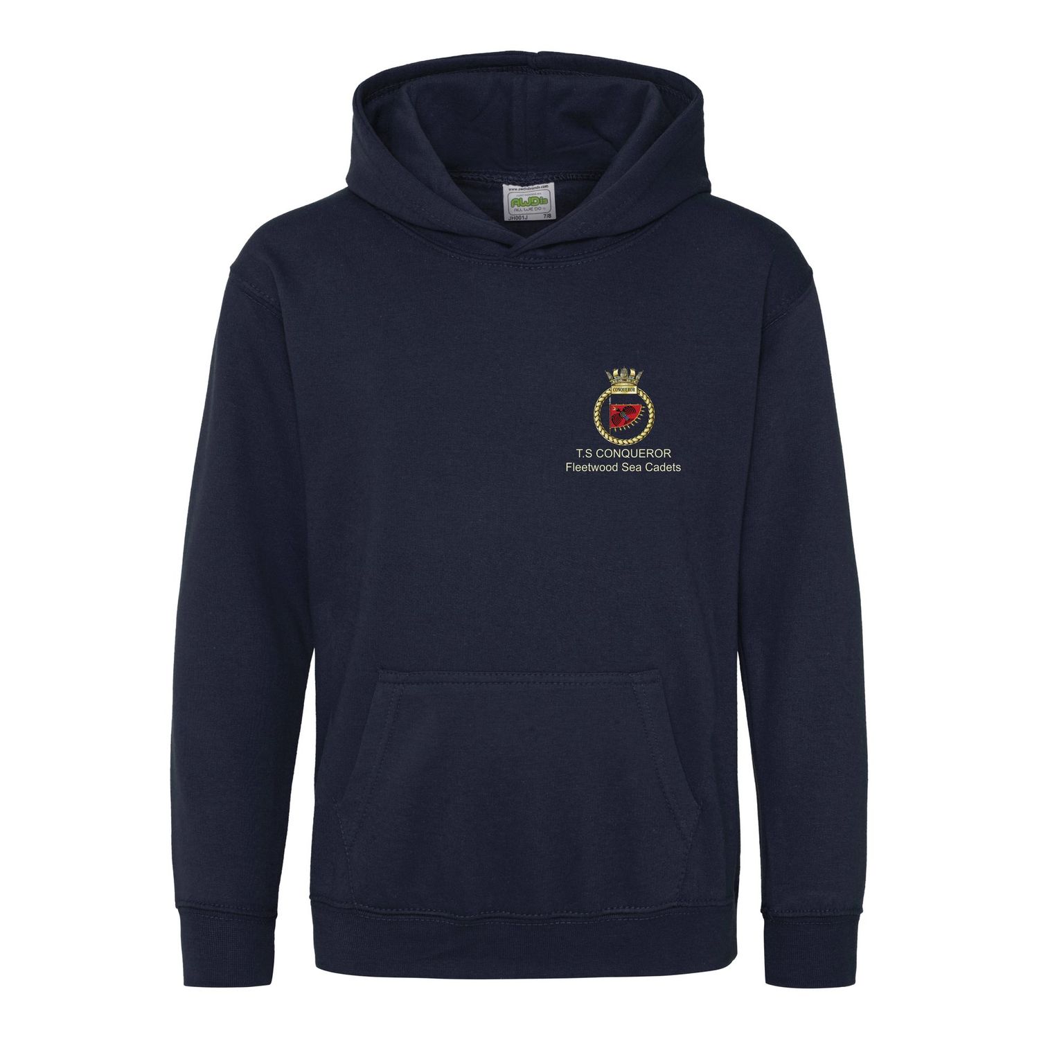 Fleetwood Sea Cadets Kids Navy Hoodie JH01J