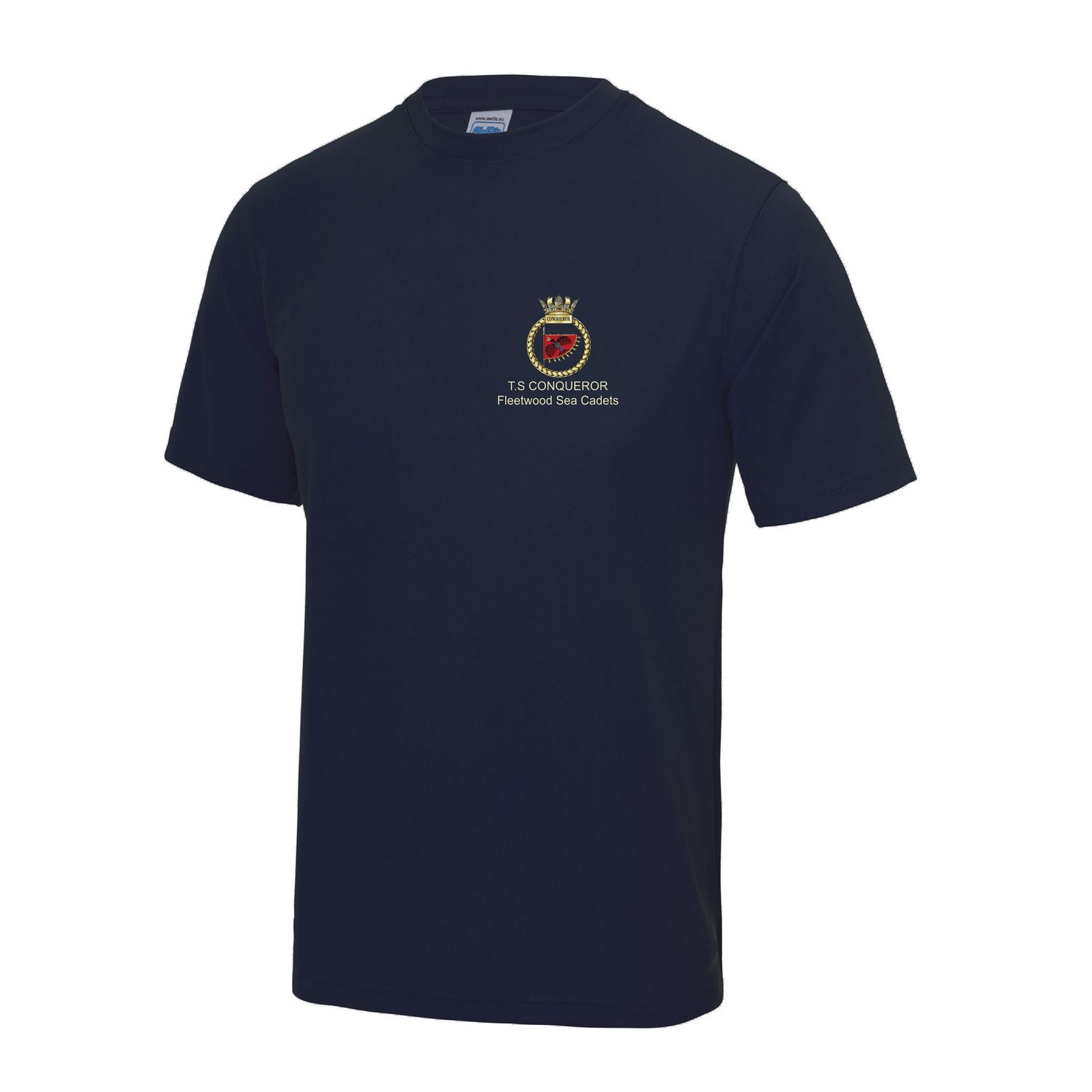 Fleetwood Sea Cadets Kids Cool Tec Navy T-Shirt JC01J