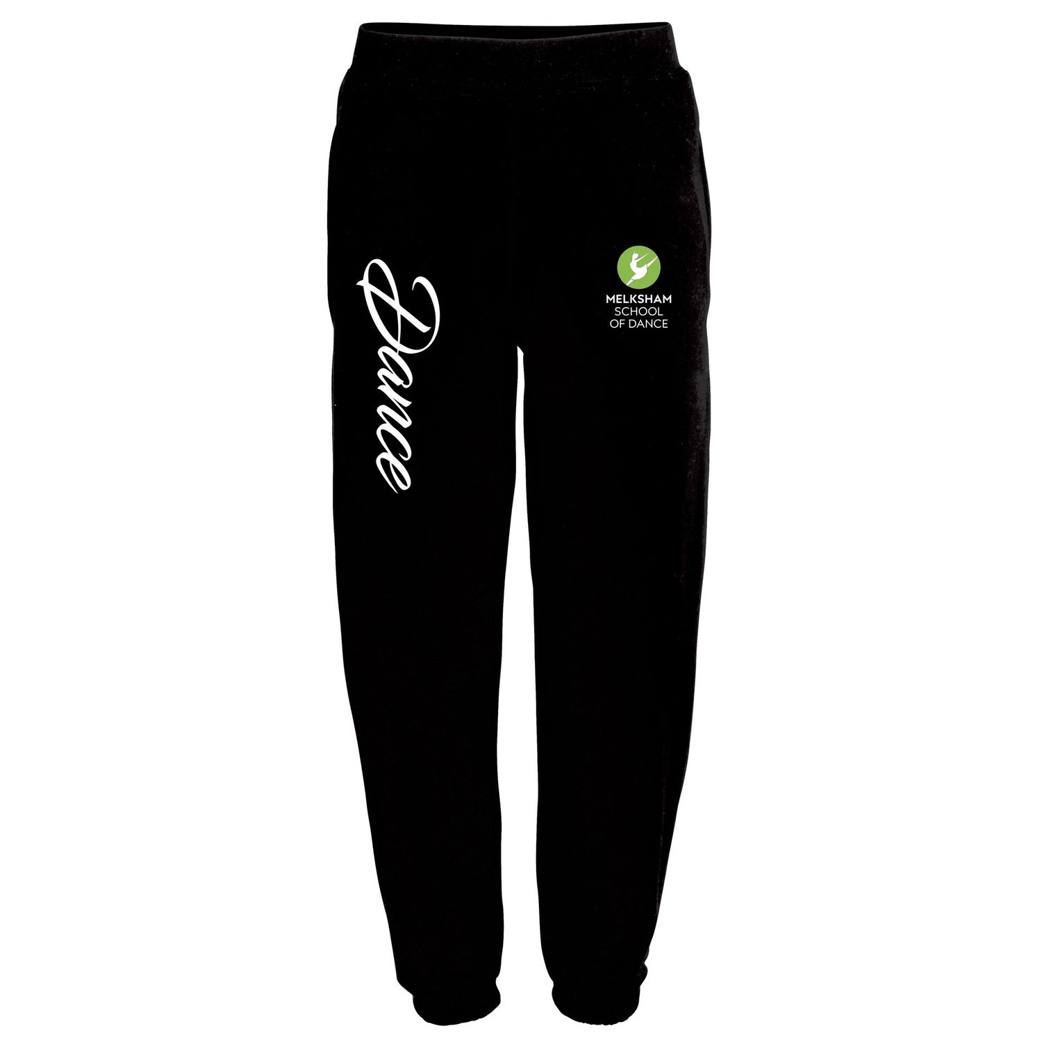 JH72J Melksham School Of Ballet, Tap & Dance - Kids Black Joggers