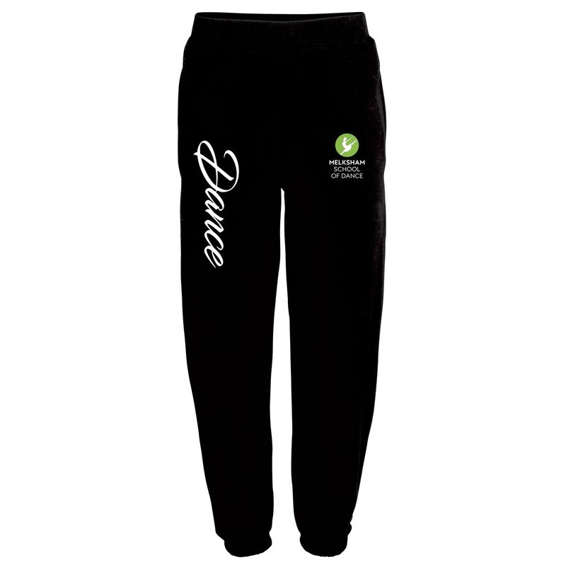 JH72J Melksham School Of Ballet, Tap & Dance - Kids Black Joggers