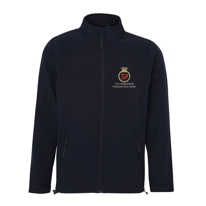 Fleetwood Sea Cadets Adult Navy Softshell Jacket RX500
