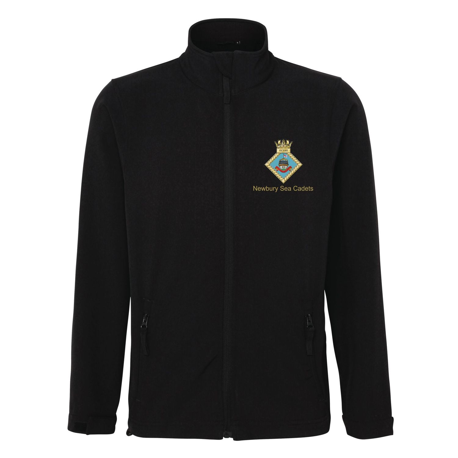 Newbury Sea Cadets Adult Black Softshell Jacket RX500