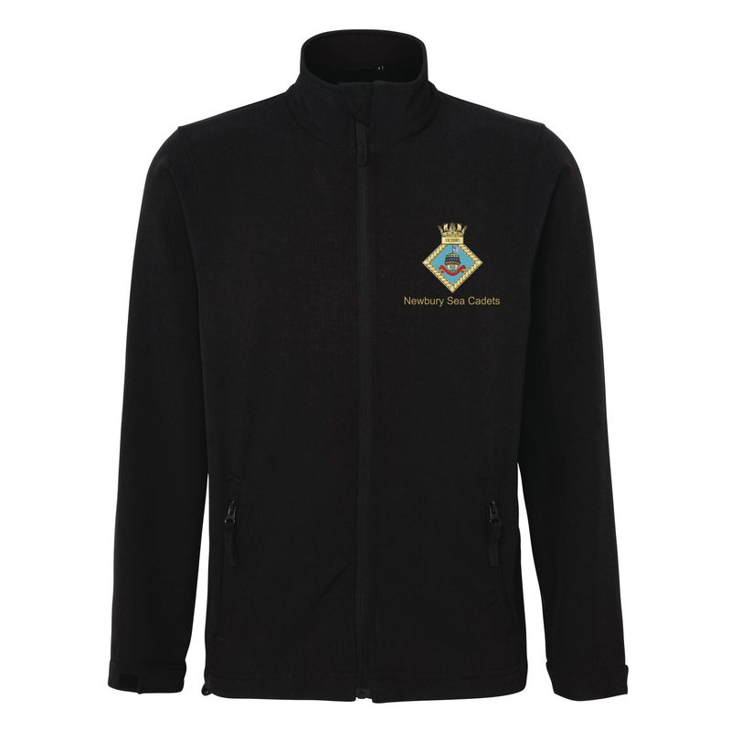 Newbury Sea Cadets Adult Black Softshell Jacket RX500