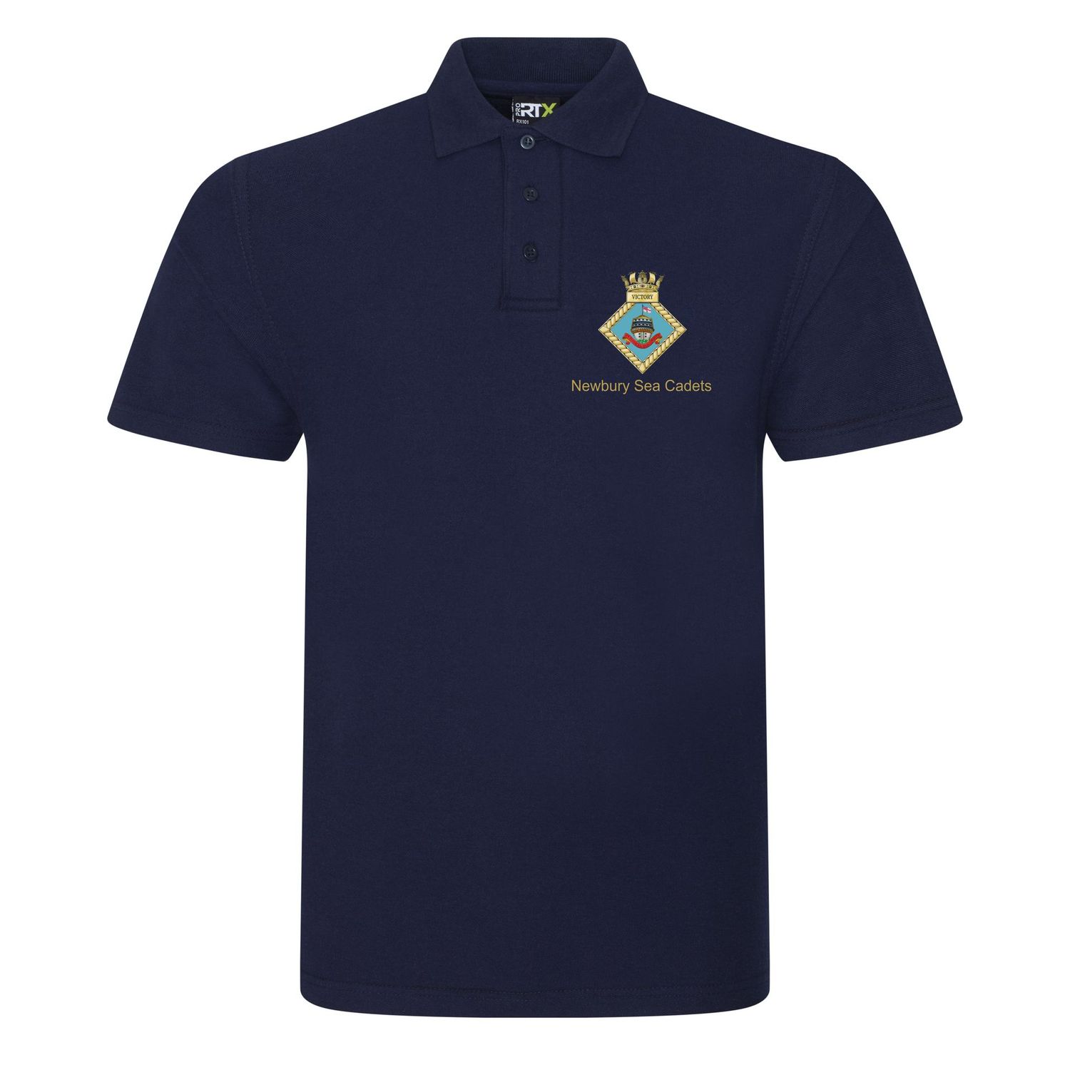 Newbury Sea Cadets Adult Navy Polo RX101