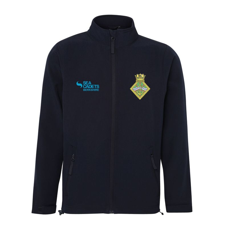 Berkshire Sea Cadets Adults Navy Softshell Jacket RX500