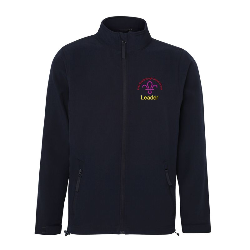 First Scarborough Scouts - Leader Navy Softshell Jacket RX500