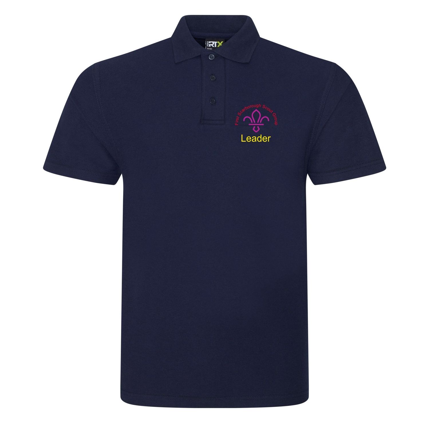 First Scarborough Scouts - Leader Navy Polo RX101