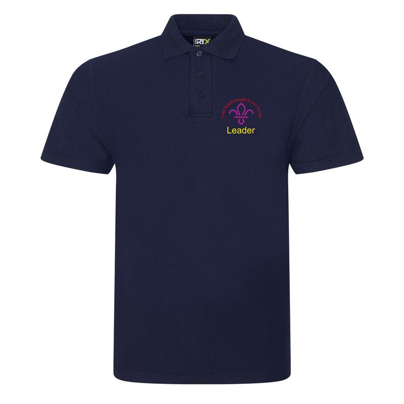 First Scarborough Scouts - Leader Navy Polo RX101
