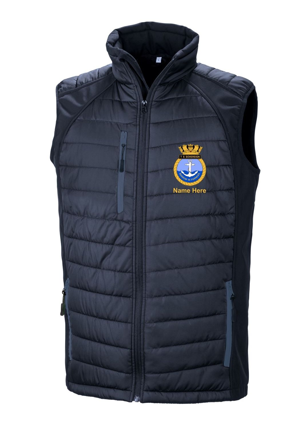 Barrow Sea Cadets Adults Navy Compass Gilet - R238X