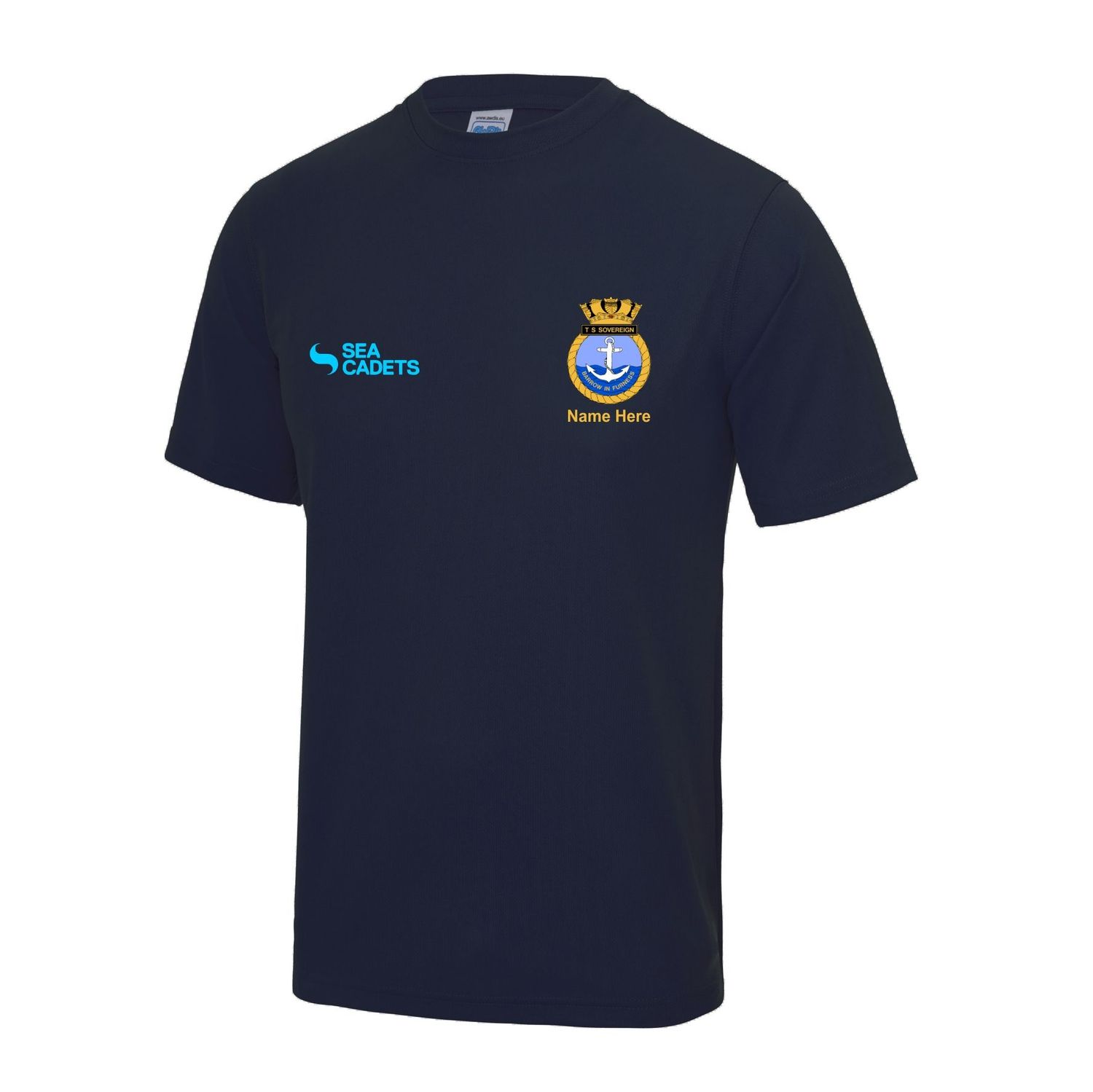 Barrow Sea Cadets Adult Cool Tec T-Shirt JC001
