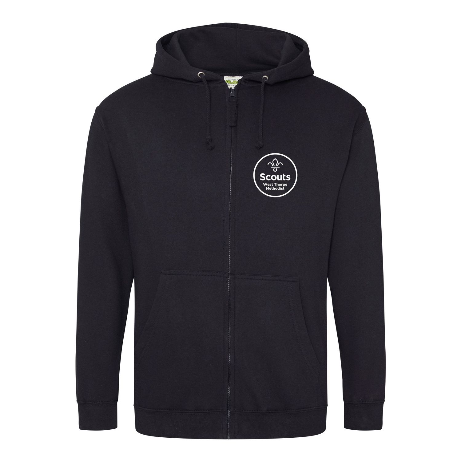 West Thorpe Methodist Scouts Adult Zip Hoodie JH050