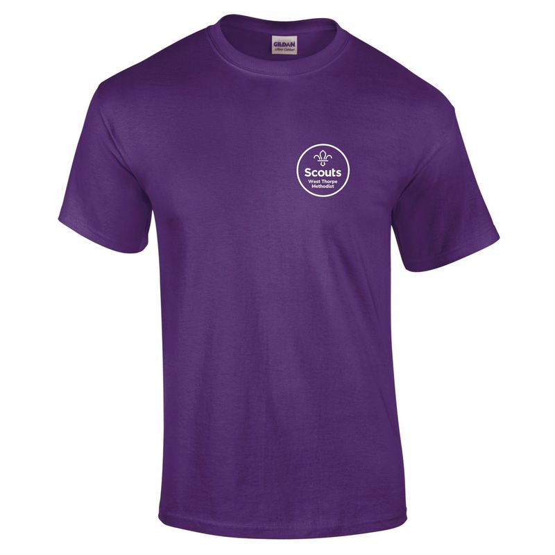 West Thorpe Methodist Scouts Adult T-Shirt GD001