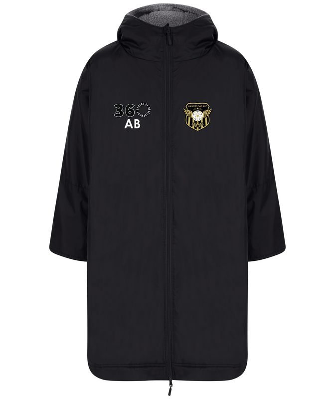 Hawkes 360 Kids Black All Weather Robe