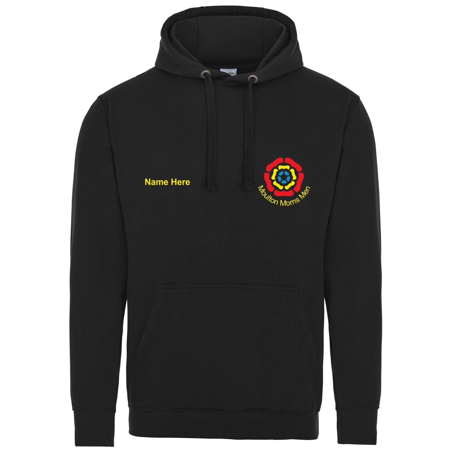 Moulton Morris Men - Adult Black Hoodie JH001