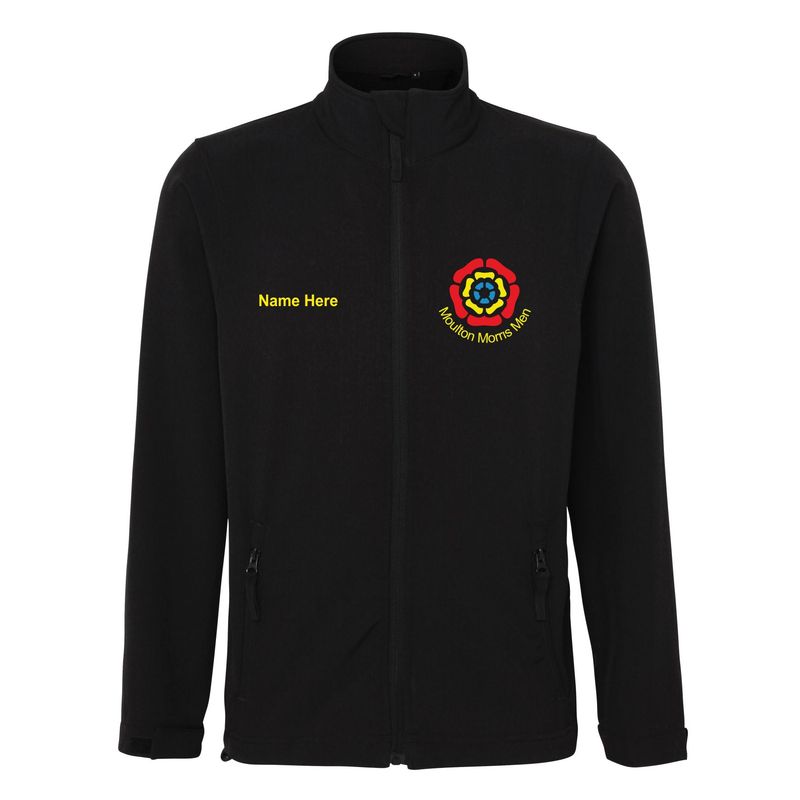 Moulton Morris Men - Adults Black Softshell Jacket RX500