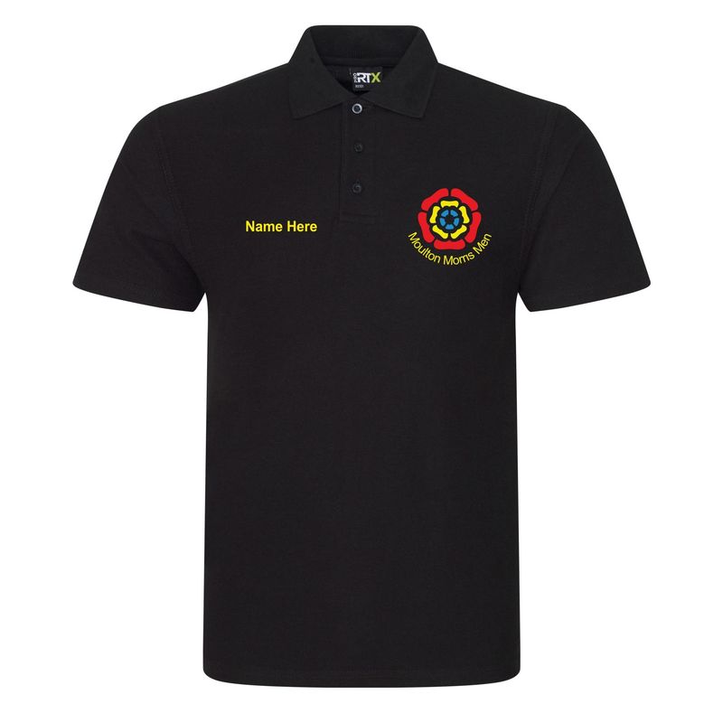 Moulton Morris Men​ - Adult Black Polo RX101