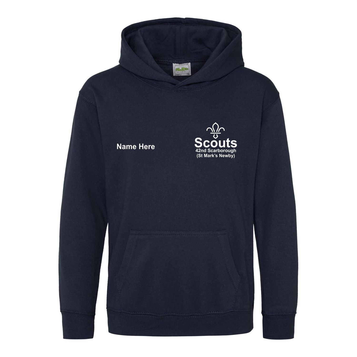 42nd Scarborough Scouts - Kids Navy Hoodie JH01J