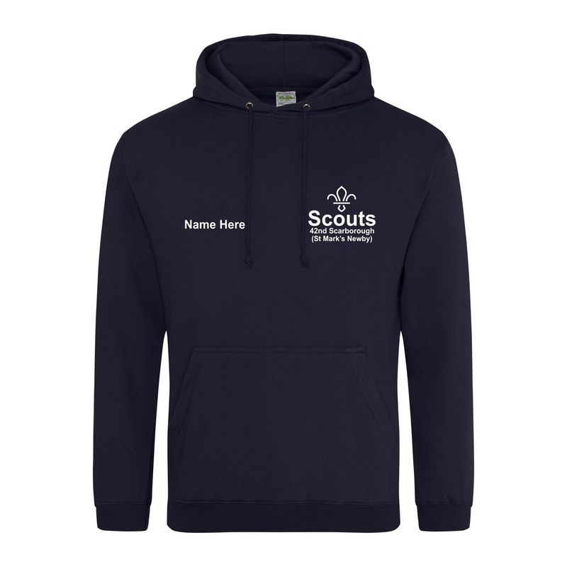 42nd Scarborough Scouts - Adult Navy Hoodie JH001