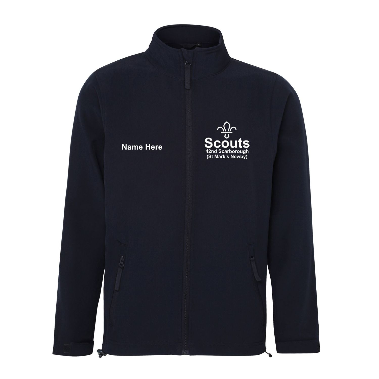 42nd Scarborough Scouts - Adults Navy Softshell Jacket RX500