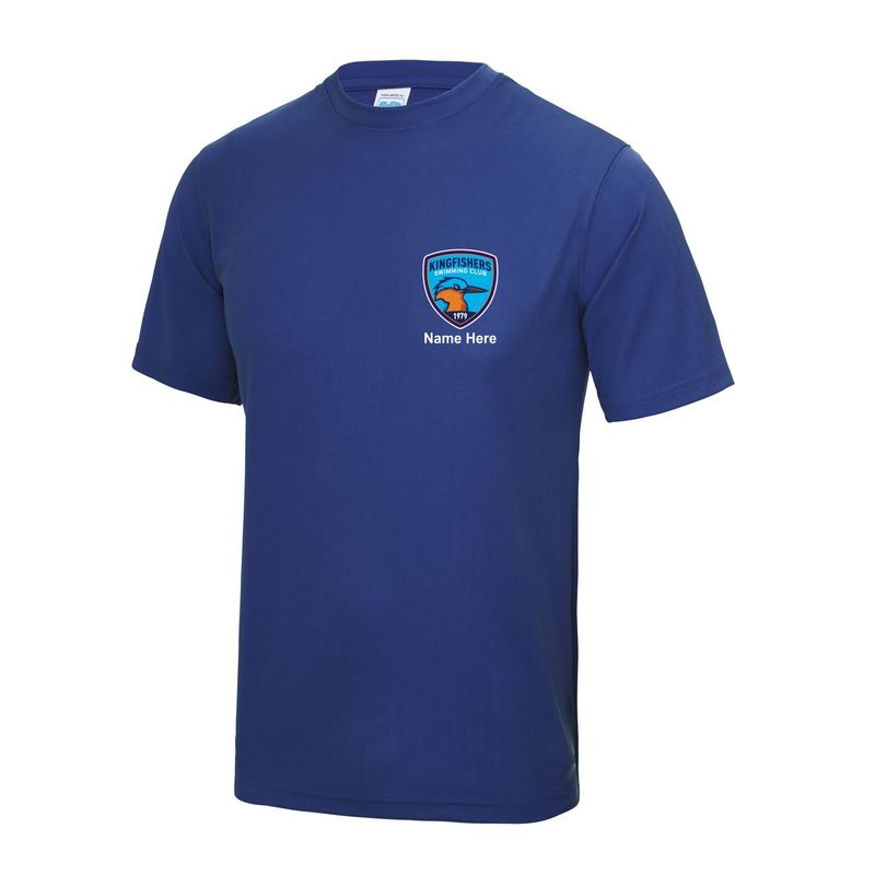 Kids' Kingfishers Swimming Club Cool Tec T-shirt